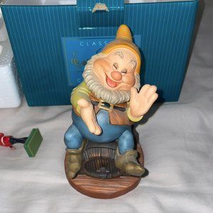 Vintage WDCC Retail $120 Disney Snow White Seven Dwarfs "Happy, that's me!"